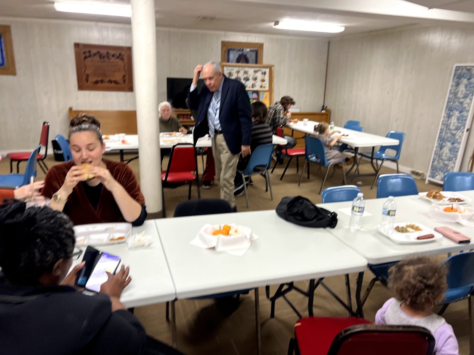 Fellowship and community gathering at Rock Ministries Janesville