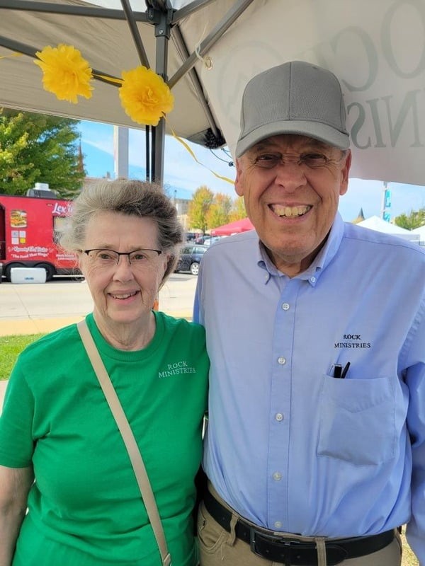 Volunteers serving at Rock Ministries church in Janesville WI